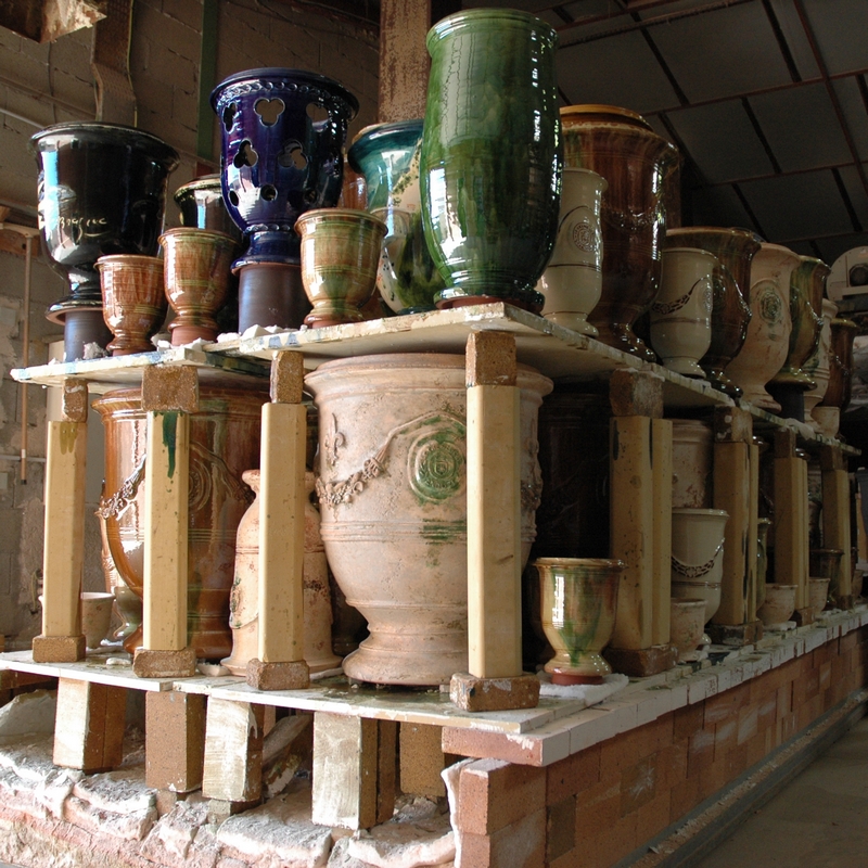 A collection of various types of Anduze Pottery