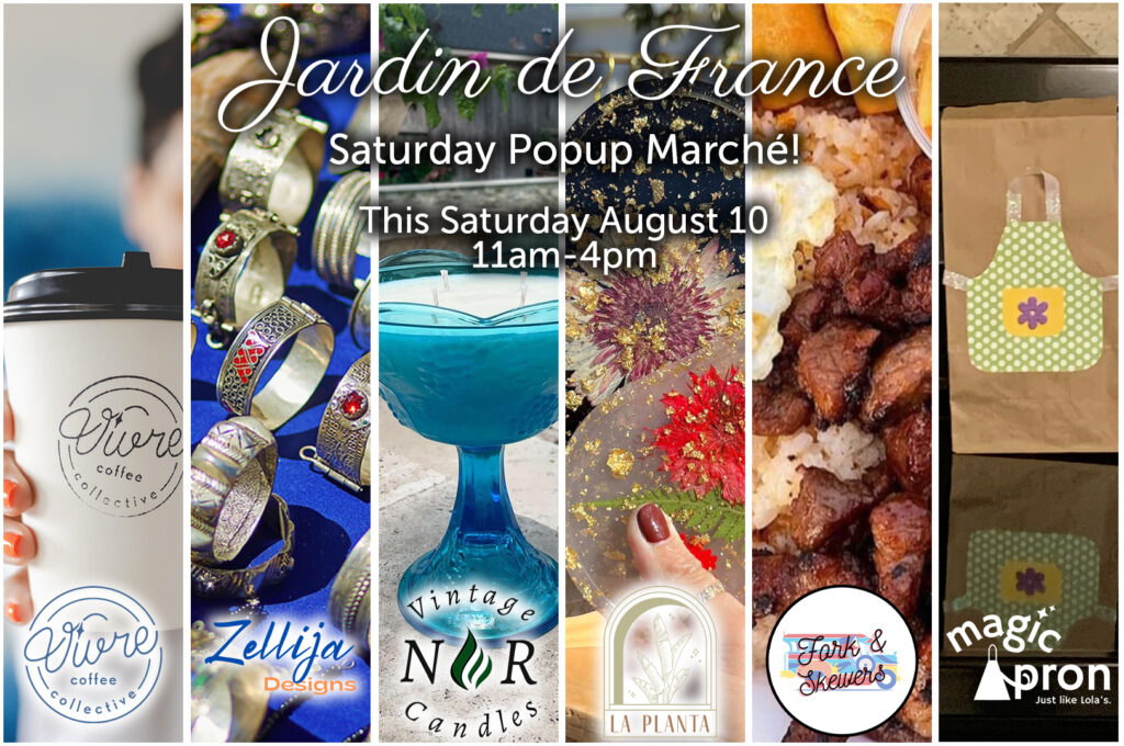 Saturday Marché Pop Up 8/10