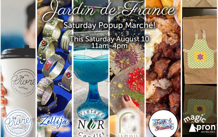 Saturday Marché Pop Up 8/10