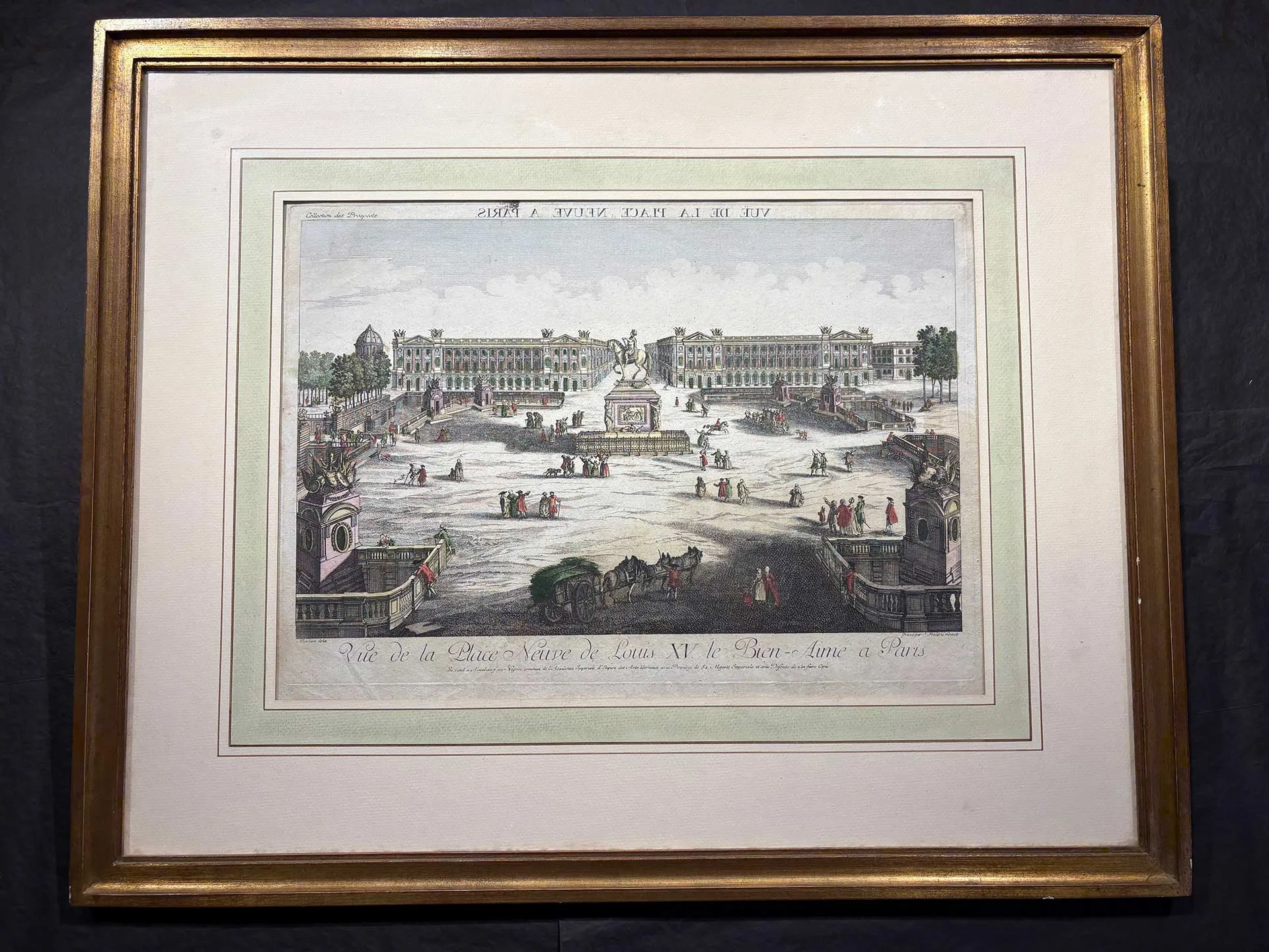 Featured Art - Louis XV Antique Print - Jardin de France