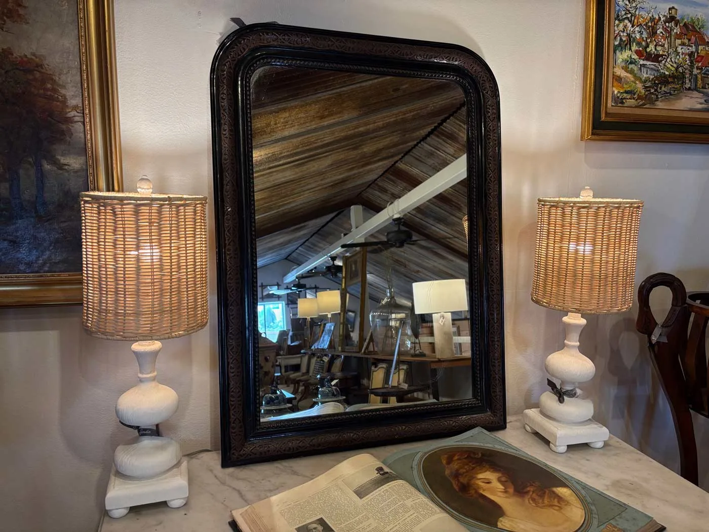 Around the Shop - Napoleon III-period Louis Philippe Mirror