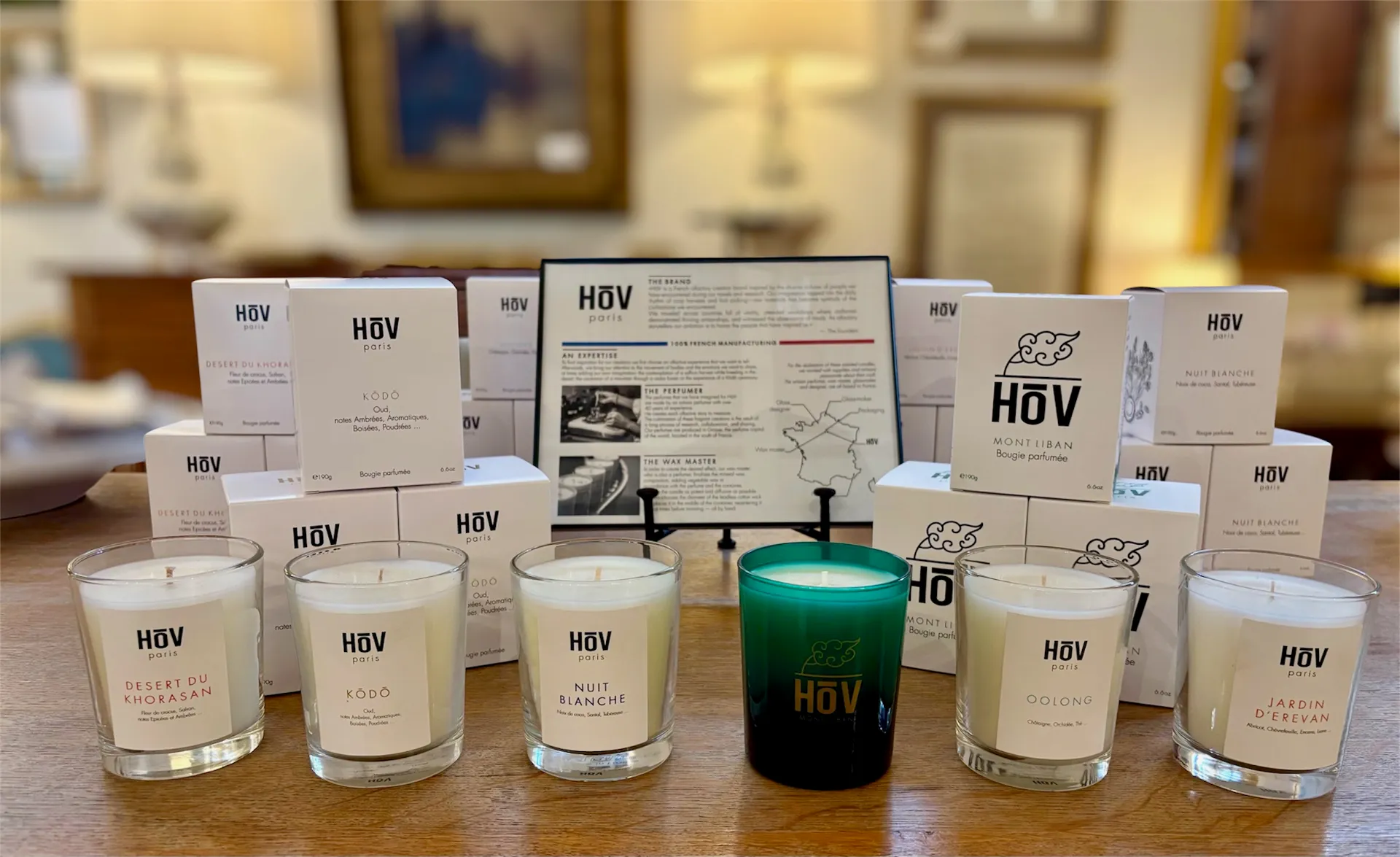 HOV Paris Candles Selection