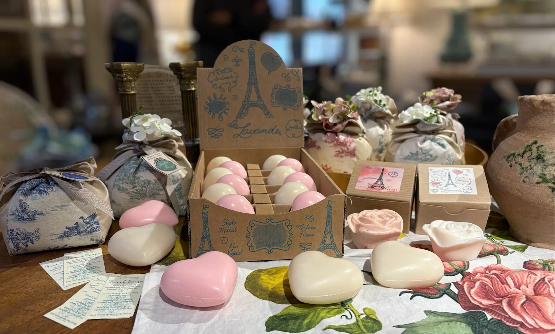French Soaps & Heart-Shaped Delights