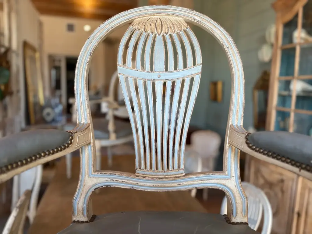 Montgolfier Chair Back with a Balloon Motif