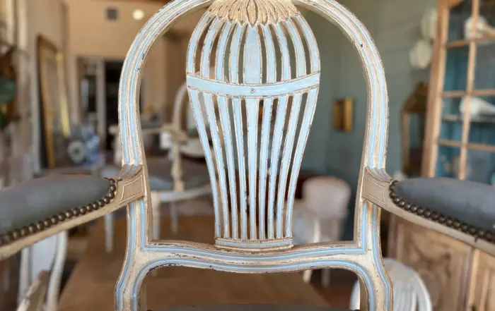 Montgolfier Chair Back with a Balloon Motif