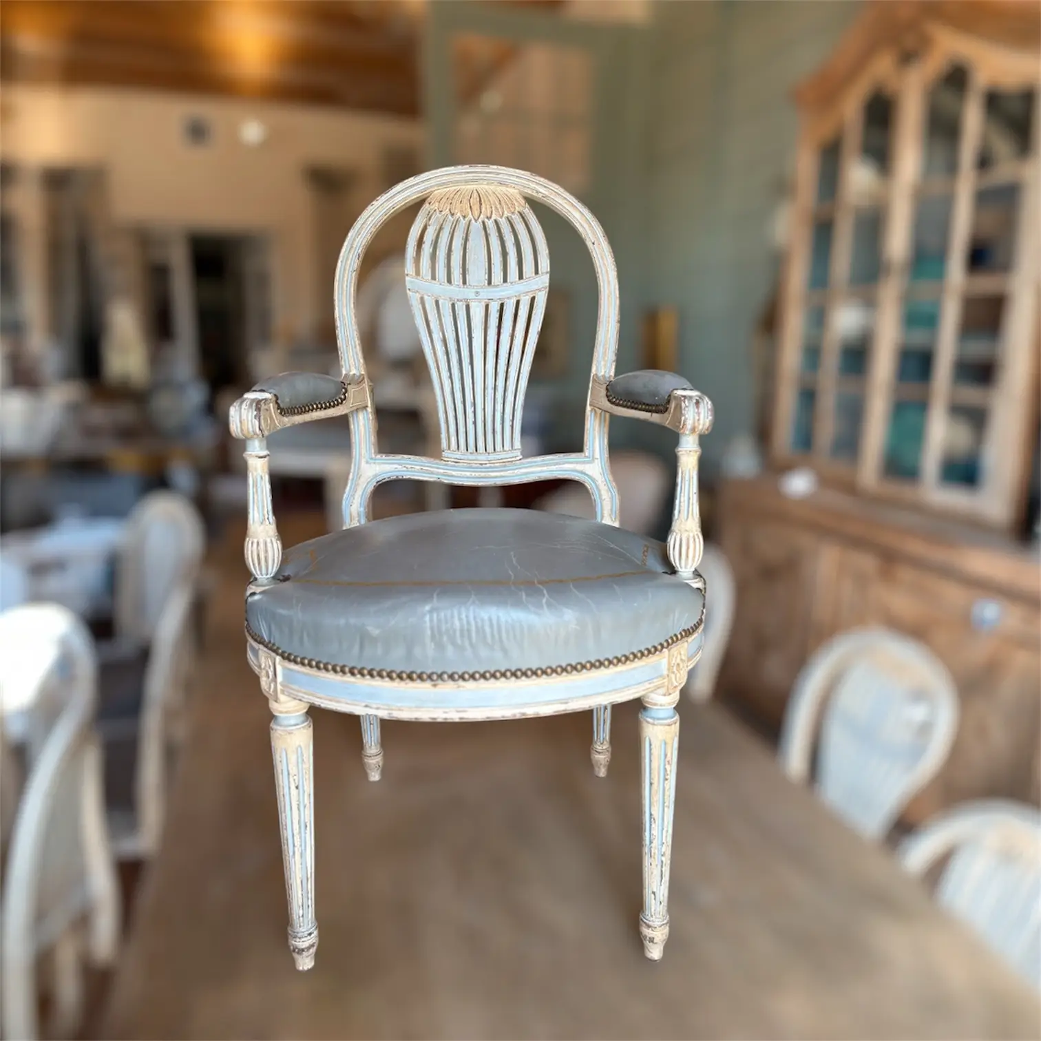 Set of Eight French Montgolfier Chairs Set of Eight French Montgolfier Chairs