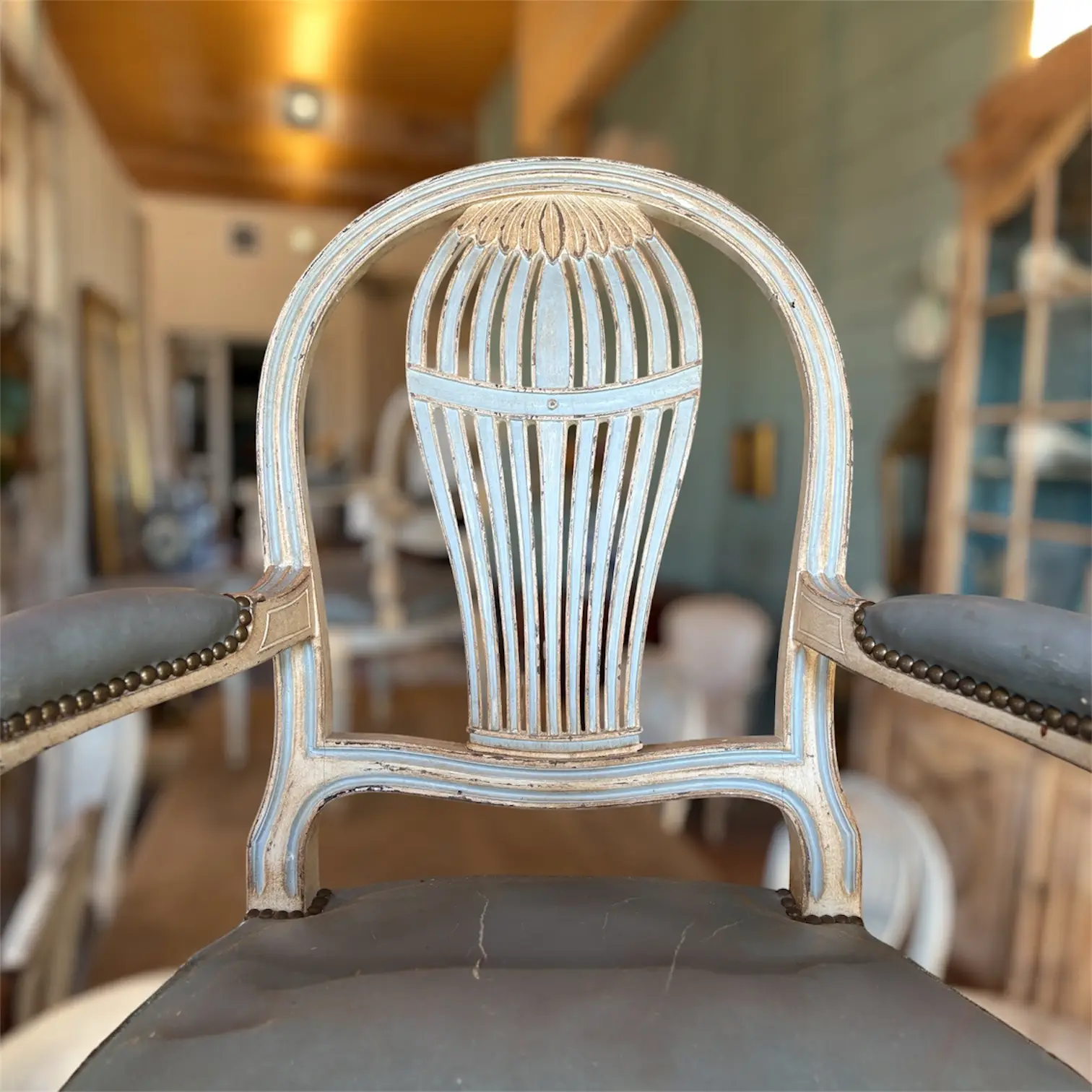 Set of Eight French Montgolfier Chairs Set of Eight French Montgolfier Chairs