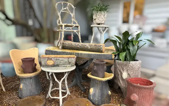 Examples of our Faux Bois selection at our Houston Shop